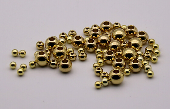 brass plated steel ball